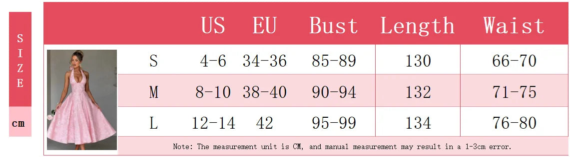 Elegant Pink Halter Jacquard Bow Long Dress Women's Corset Backless High Waist Yellow Dresses Summer Evening Party Wedding Guest