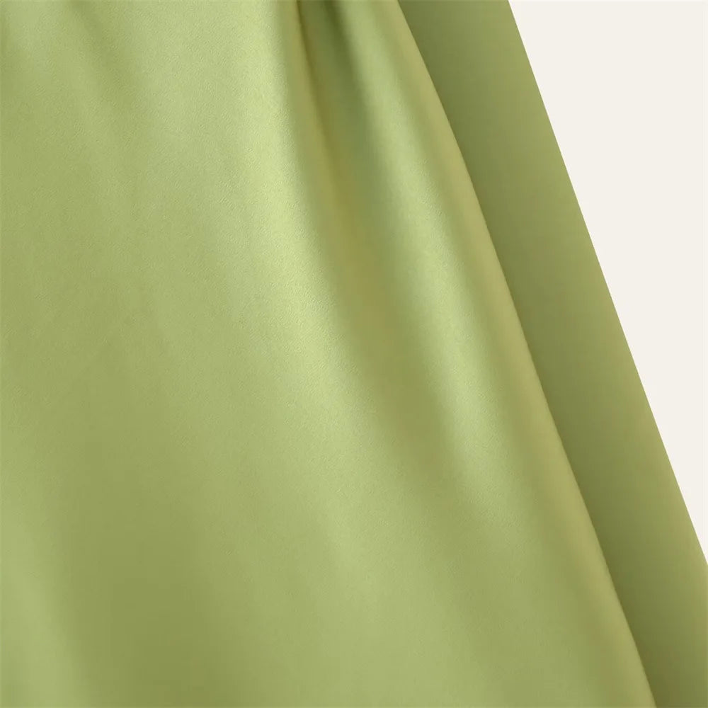 Satin Ribbon Halter Long Dresses Women's Backless Casual Maxi Dress Evening Wedding Guest White Blue Green Summer Graduation New