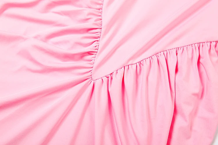 Weird Puss Backless Maxi Dress Women Long Sleeve Shoulder Pads Waistless Peach Buttocks Ruched Elegant Banquet Skinny Vestidos