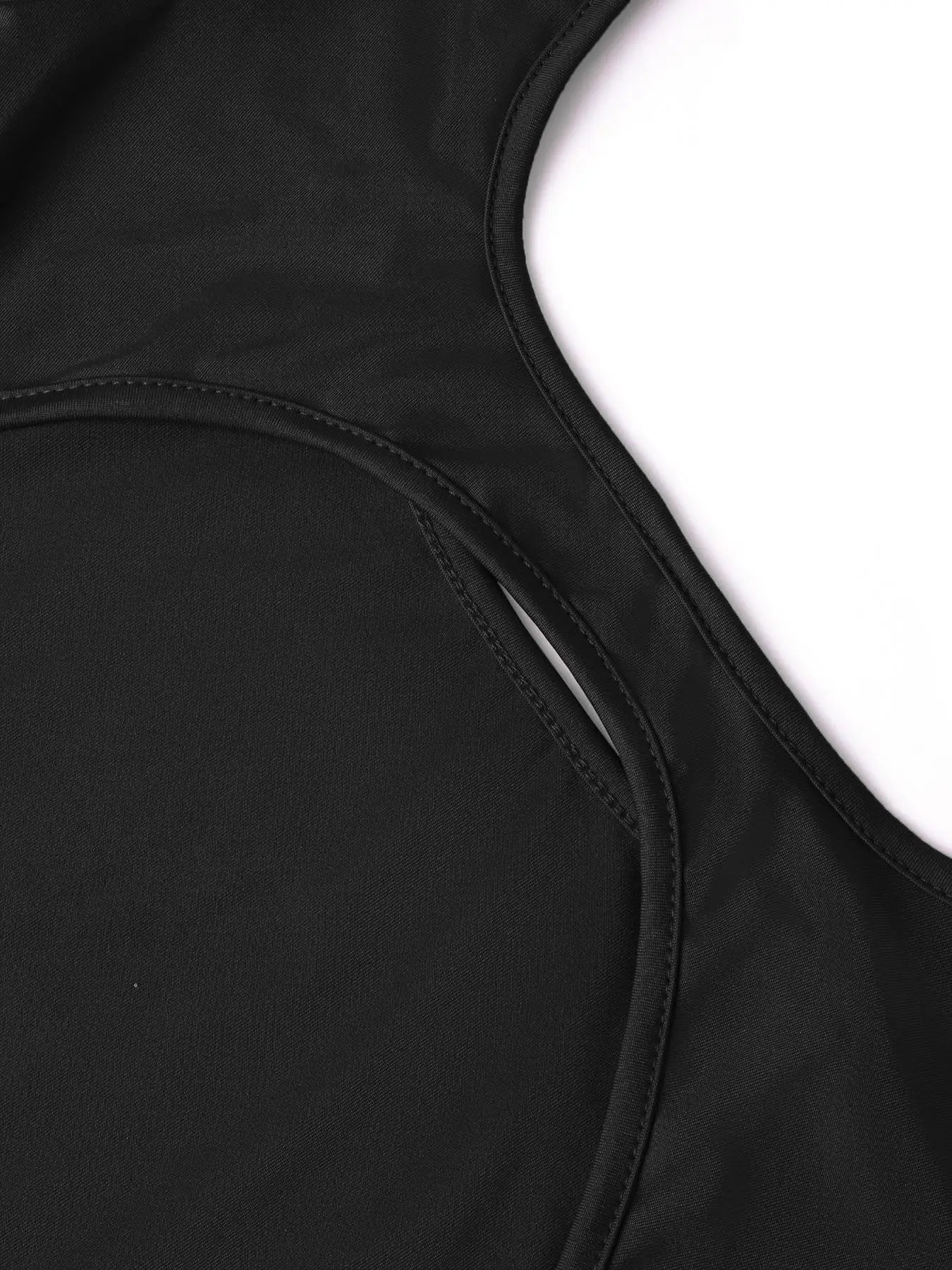 Summer breathable quick-drying black backless jumpsuit, women's short-sleeved slim-fitting butt-lifting fitness shorts