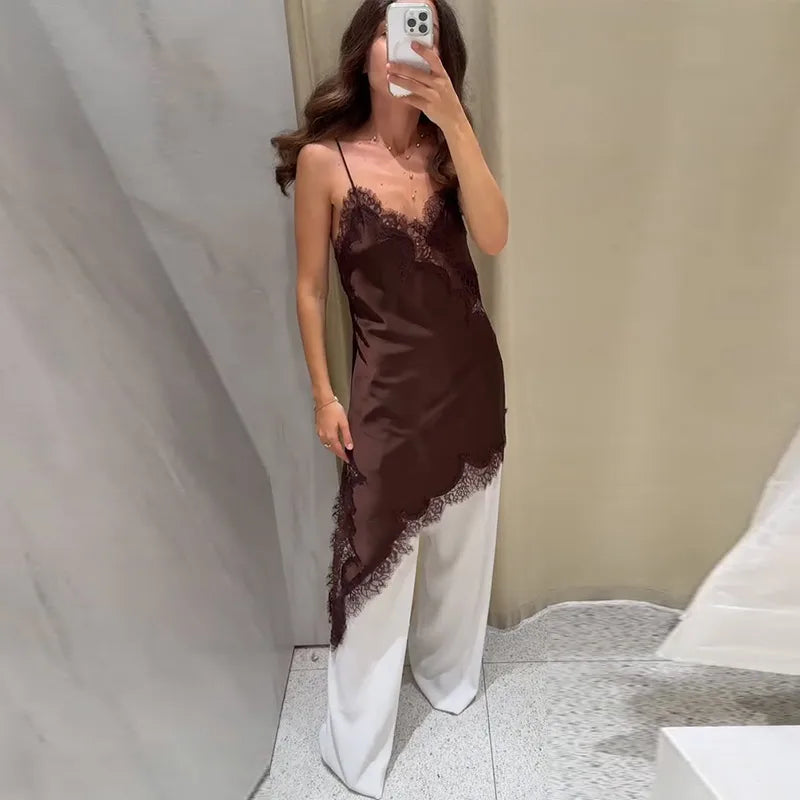 White Crochet Hollow-out Mini Dresses Women's Sexy IrregulaR Hem Stand Collar Full Sleeve Dress 2026 Spring New Lady Party Gowns