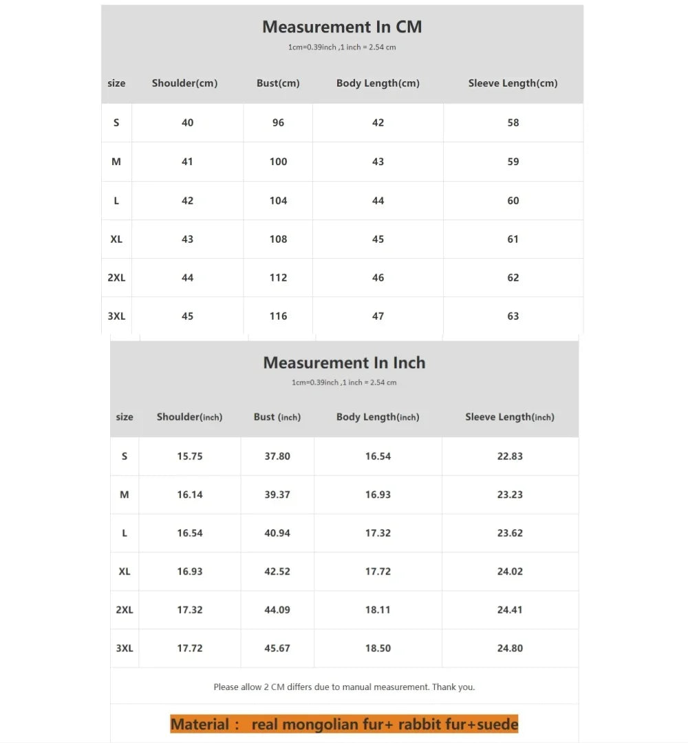 Real Mongolian Sheep Fur Coat 2025 Autumn Winter Suede Women with Long Sleeve New Arrival Winter Rabbit Fur Lining Fur Jacket