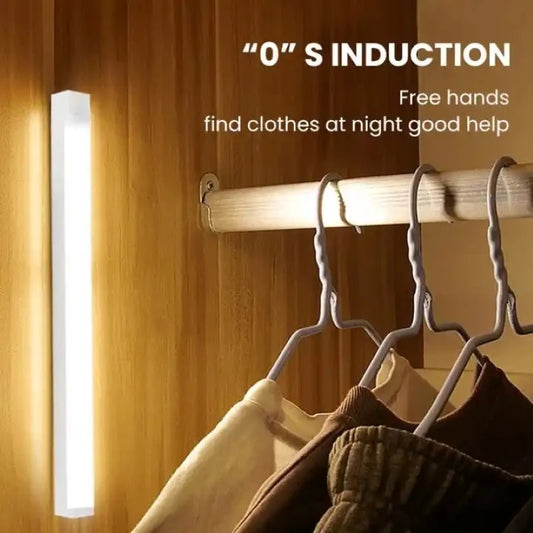 Motion Sensor Lamp Night Light Wireless LED USB Type C Rechargeable Lamp for Kitchen Cabinet Bedroom Wardrobe Staircase Lighting