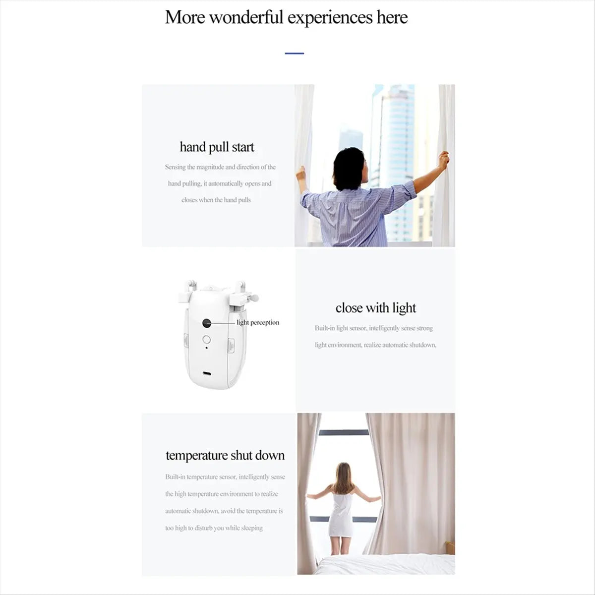 Dual TUYA Smart WiFi Curtains Robot Roman Rod Track/T/U-Rail Tracks 3-in-1 Automatic Curtain Opener Remote Control