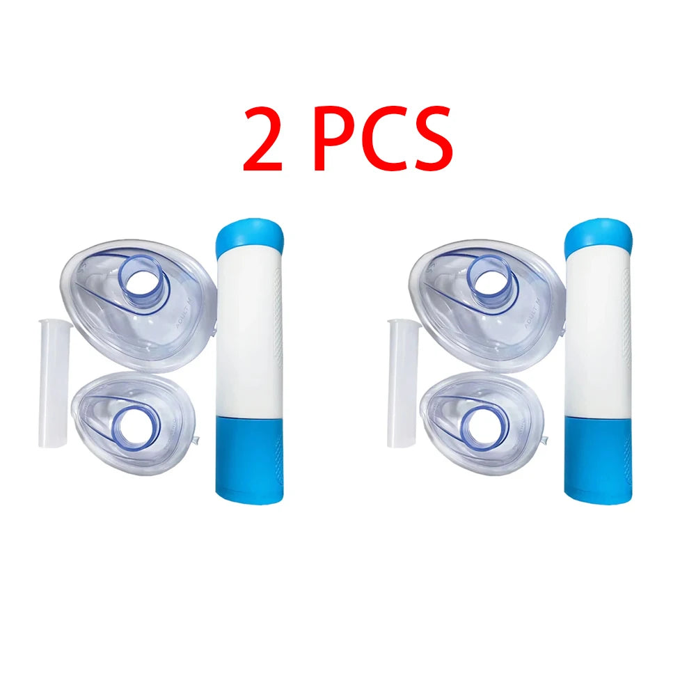 Portable Anti Choking Device Life Saving Suction Vac Anti Asphyxia CPR Training Mask First Aid Kit Adults & Children Home Rescue