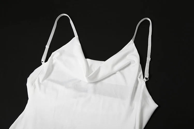 Weird Puss Mesh Patchwork Backless Dress Women Summer Trend Swing Collar Sleeveless Street Fashion Ruched Elegant Long Bodycon