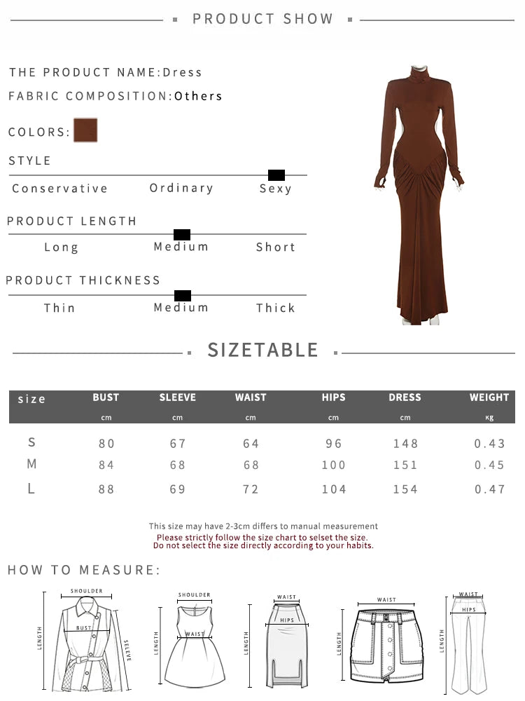 Weird Puss Backless Maxi Dress Women Long Sleeve Shoulder Pads Waistless Peach Buttocks Ruched Elegant Banquet Skinny Vestidos